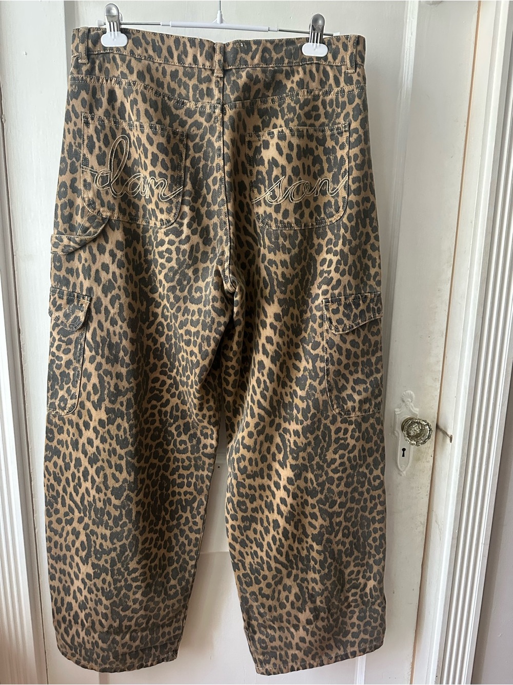 Damson Madder Dion Jeans, Leopard, UK14/US12 - Picture 9 of 9